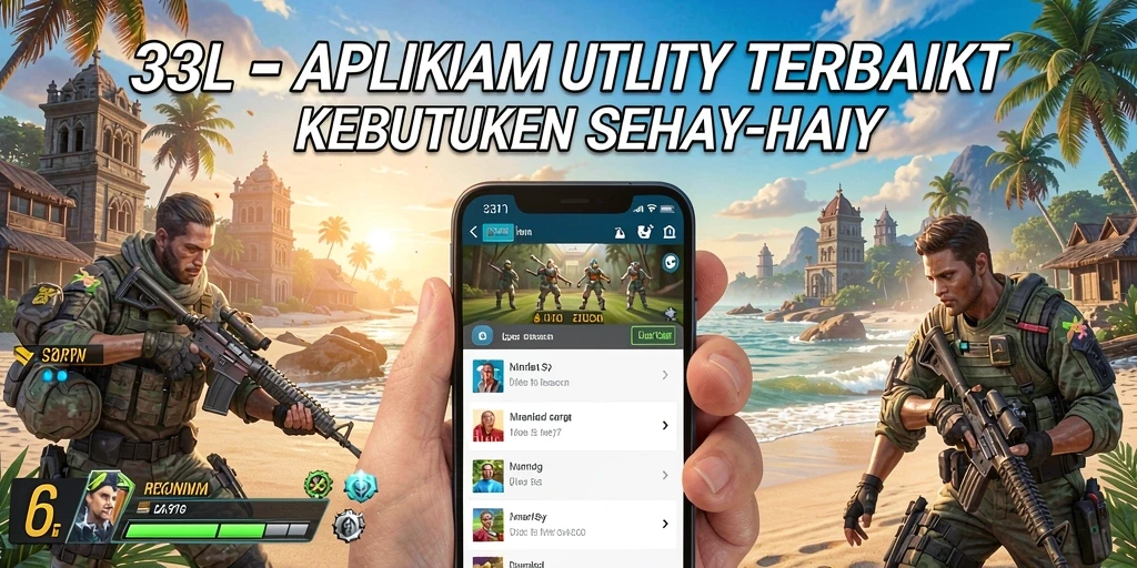 Tampilan antarmuka utama 33L yang sederhana dan fungsional.