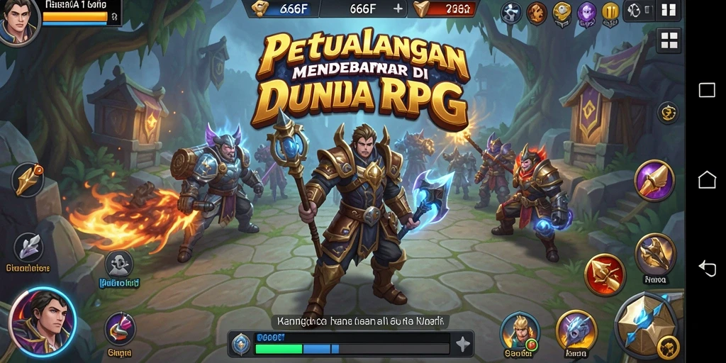 Tampilan gameplay 666F menampilkan aksi RPG yang emosional dan mendebarkan.