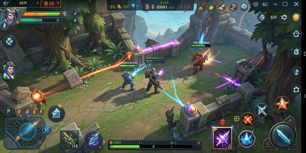 Gameplay seru di 6CF yang menuntut strategi.