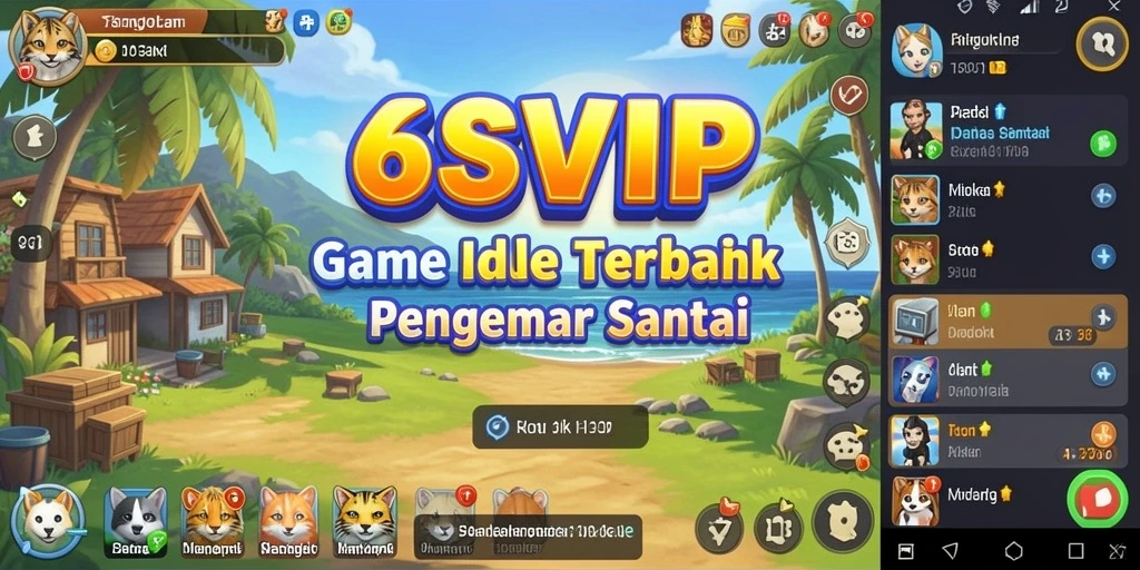 Tampilan gameplay 6SVIP yang menarik dengan strategi Idle.