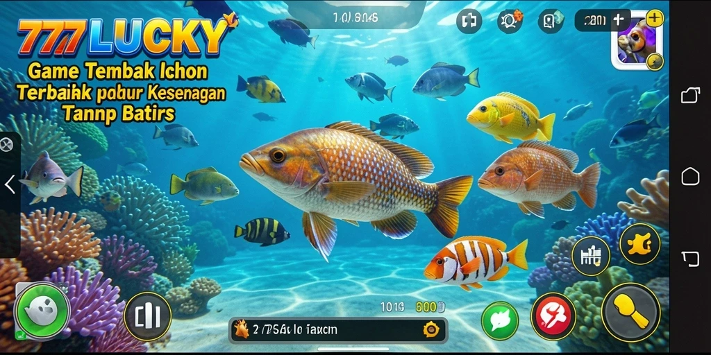 Screenshot gameplay Tembak Ikan yang seru di 777LUCKY.