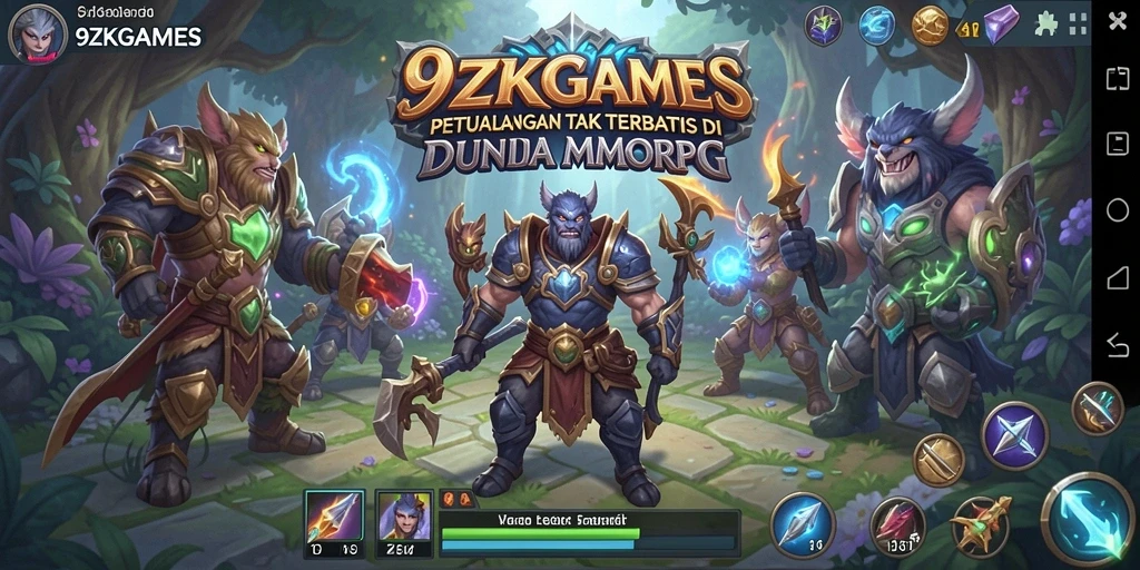 Gameplay seru dalam <strong>9ZKGAMES</strong> menunjukkan aksi pertarungan dan eksplorasi yang mendebarkan.