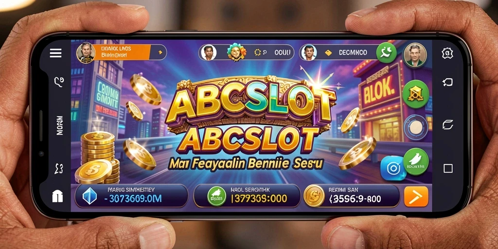 Screenshot menampilkan gameplay menarik dari ABCSLOT dengan berbagai fitur.