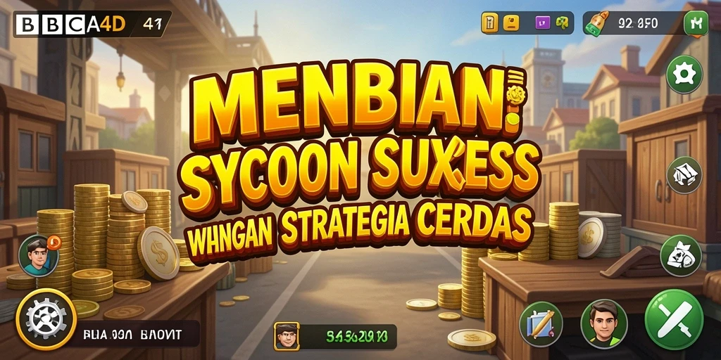 Screenshot gameplay BBCA4D yang menunjukkan strategi bisnis Tycoon.