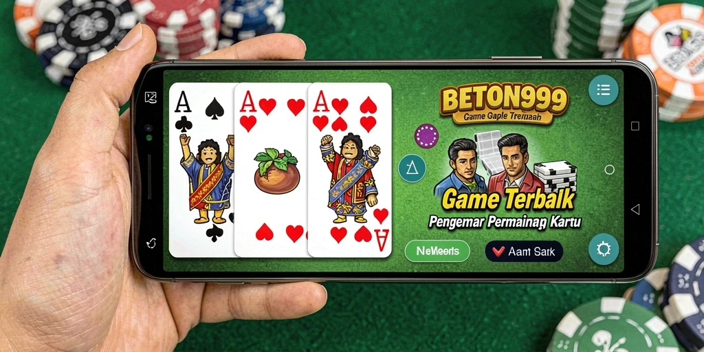 Tampilan gameplay Gaple di BETON999 yang mendebarkan dan interaktif.
