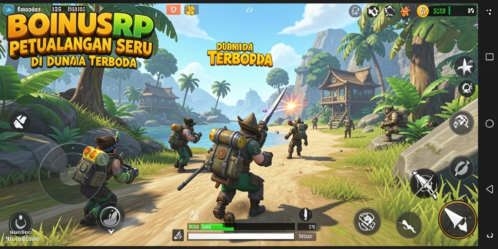 Gameplay seru di dunia terbuka BONUSRP yang memukau.