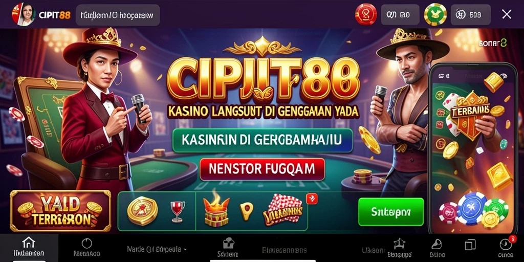 Tampilan screenshot dari gameplay kasino langsung yang mendebarkan di CIPIT88.