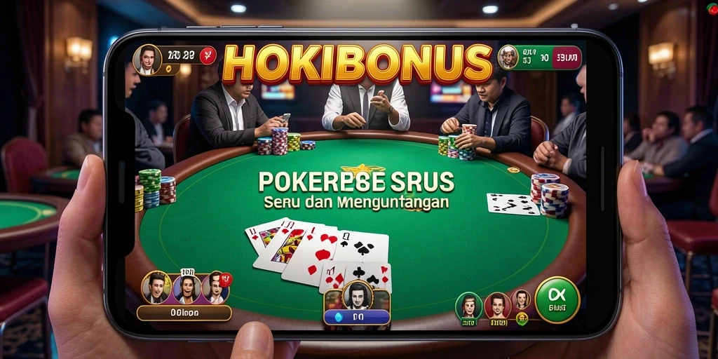 Tampilan gameplay HOKIBONUS yang memukau dalam permainan Poker.