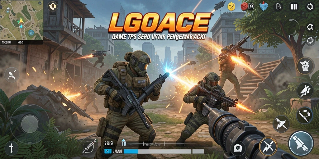 Tampilan gameplay LGOACE yang mendebarkan dan penuh aksi.