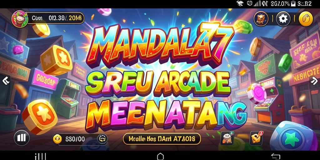 Tangkapan layar menunjukkan gameplay MANDALA77 yang penuh aksi dan warna-warni.