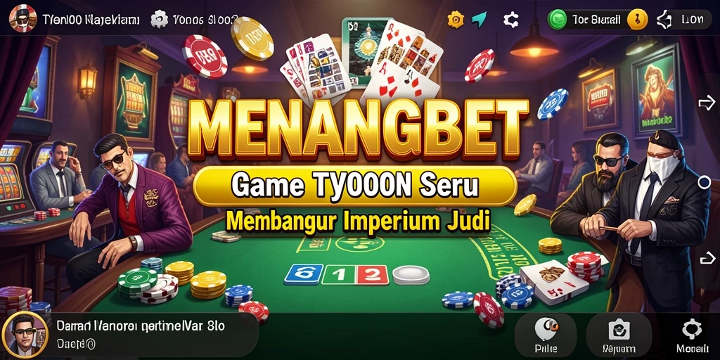 Screenshot MENANGBET menampilkan aksi seru dalam membangun kasino.