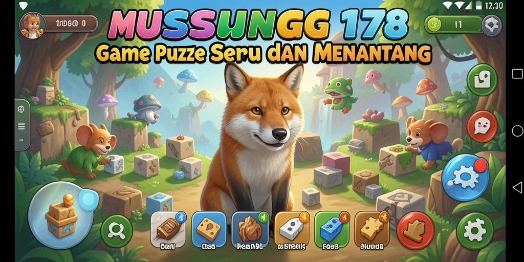 Tampilan gameplay <strong>MUSANG178</strong> yang penuh warna dan menantang.