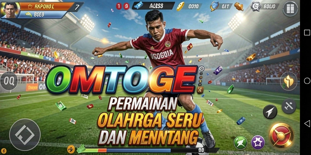 Screenshot gameplay OMTOGEL menunjukkan aksi seru dalam olahraga.