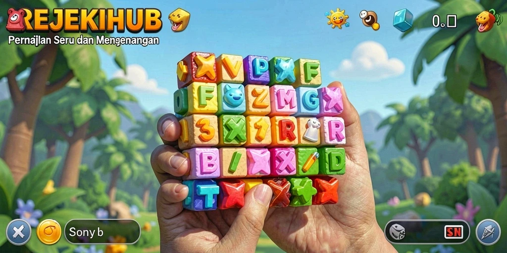 Tangkapan layar gameplay REJEKIHUB dengan puzzle yang menantang.