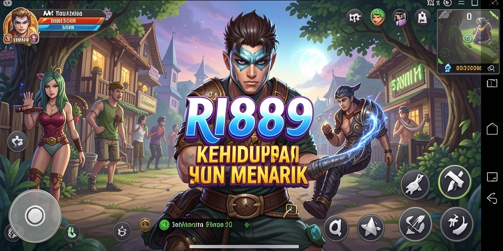 Tampilan gameplay RI889 yang menarik dengan berbagai aktivitas simulasi.