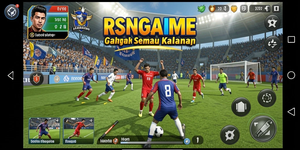 Tampilan gameplay RSNGAME yang dinamis dan penuh aksi.