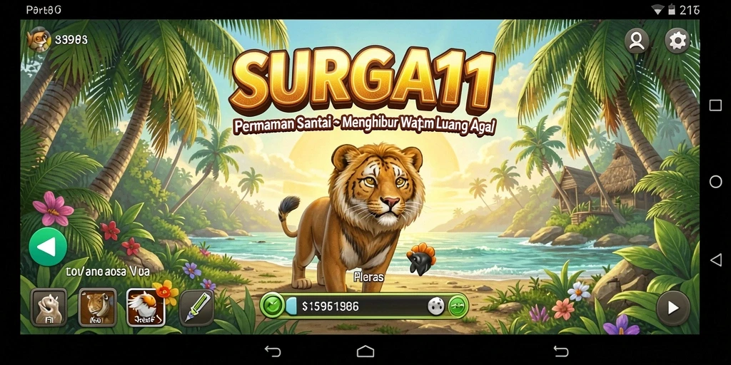 Tampilan gameplay SURGA11 yang seru dan menantang untuk semua usia.